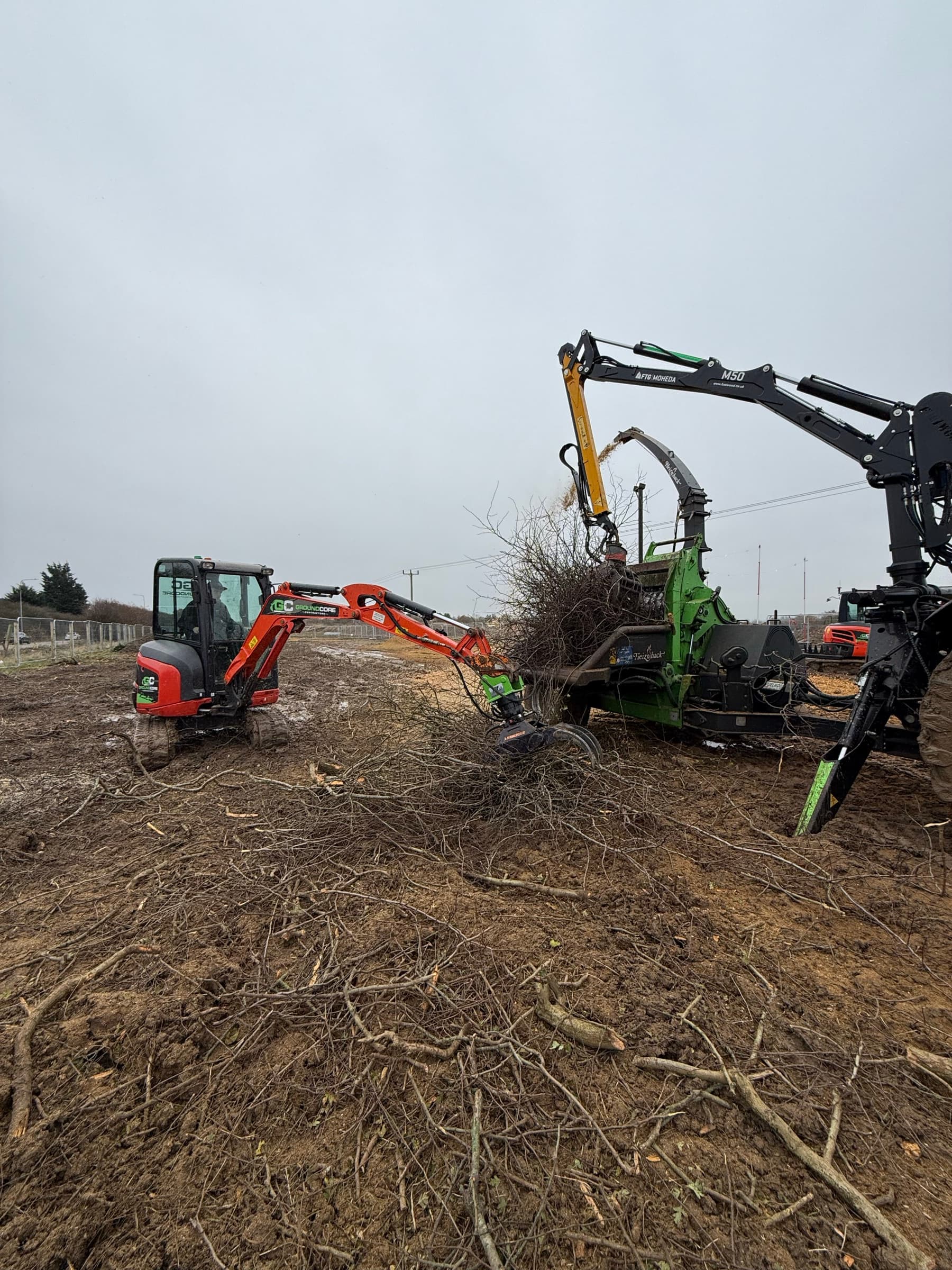 Enabling works work by GroundCore Contractors