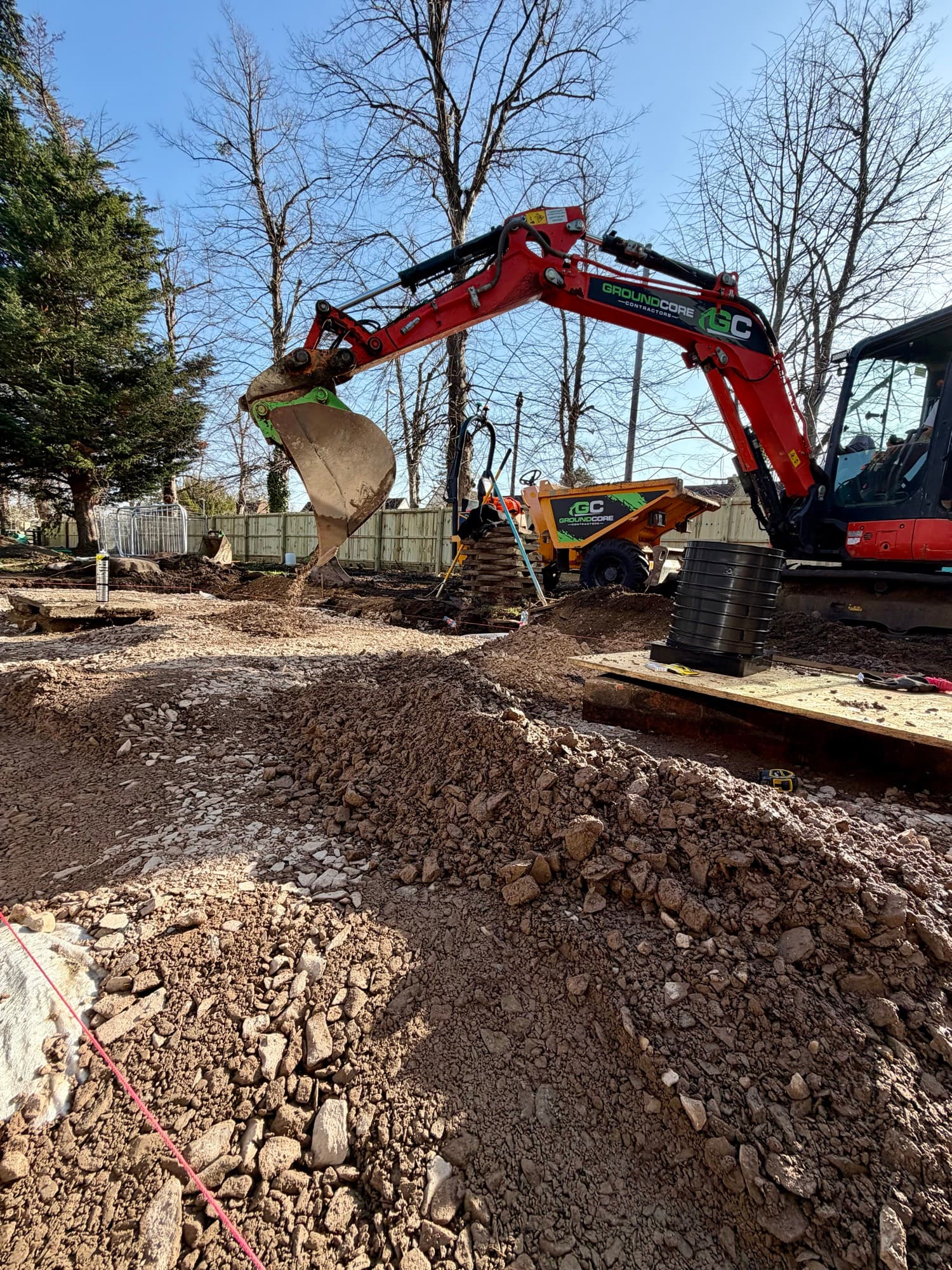 Groundworks work by GroundCore Contractors