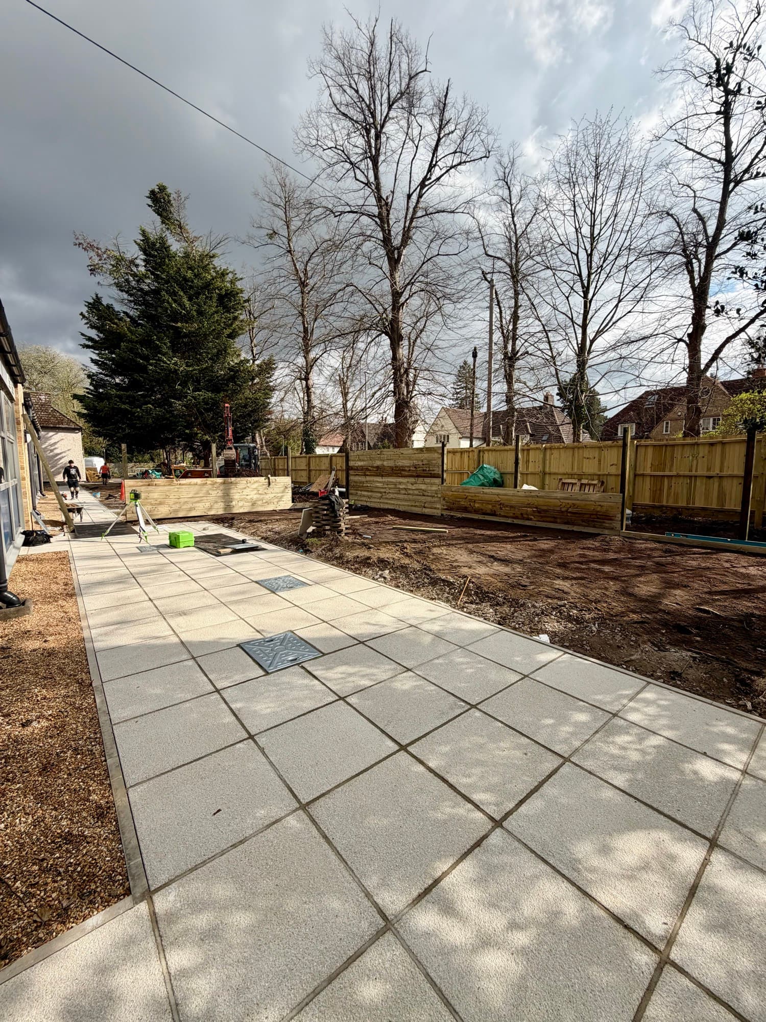 Landscaping work by GroundCore Contractors
